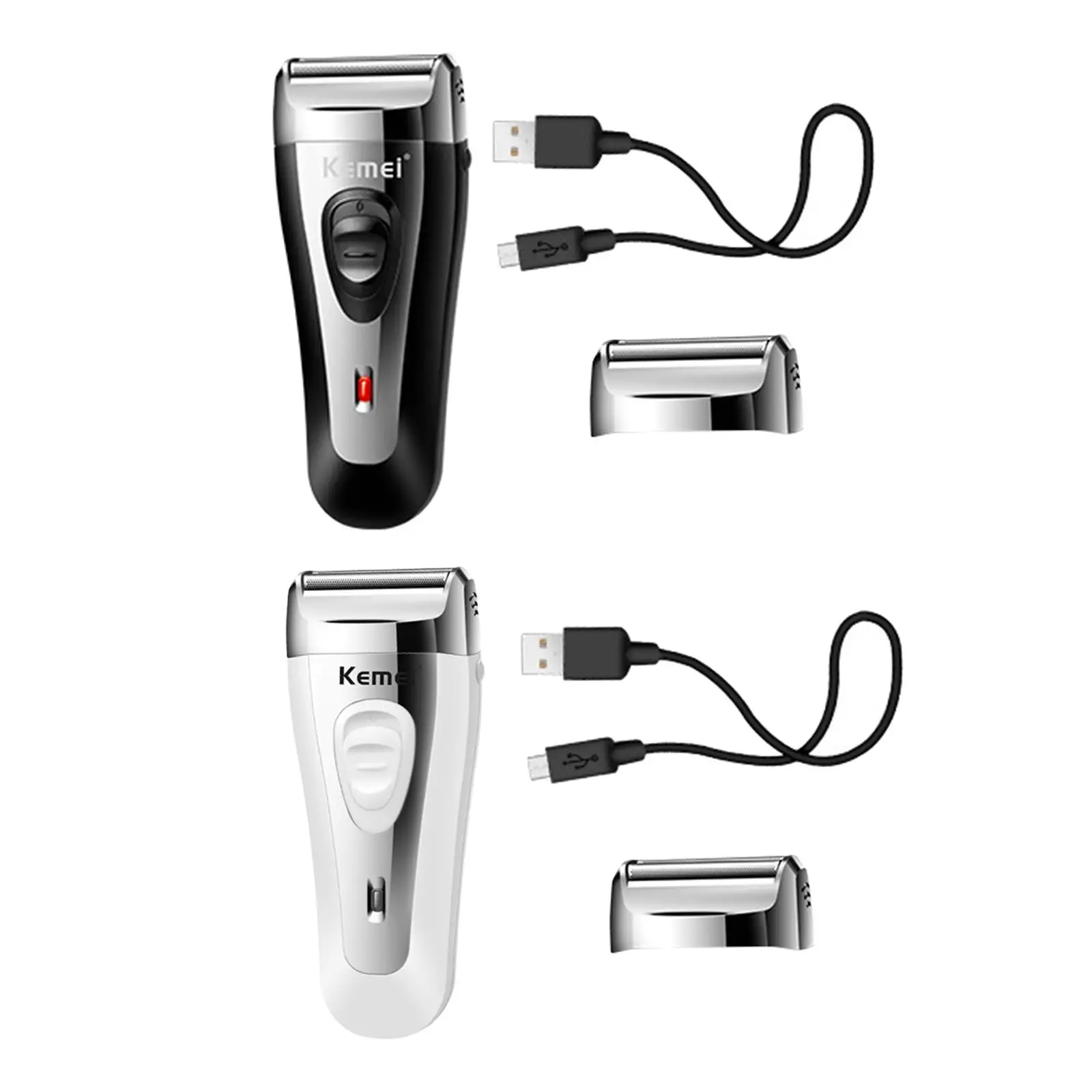 

Electric Shaver Razor Rechargeable Hair Cutting Machine Wireless Trimmer Groomer Kit Quiet Hair Clipper for Personal Grooming