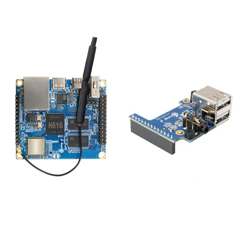Для Orange Pi Zero 2 макетная плата Allwinner H616 четырехъядерная Cortex-A53 расширяющаяся