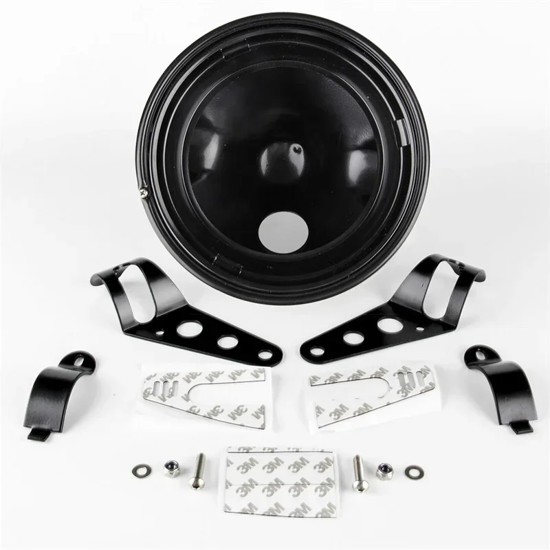 

7-дюймовый светодиодный Ретро мотоциклетный Нижний Кронштейн, 7-дюймовый 7-дюймовый мотоциклетный налобный фонарь, корпус для дома, круглый корпус