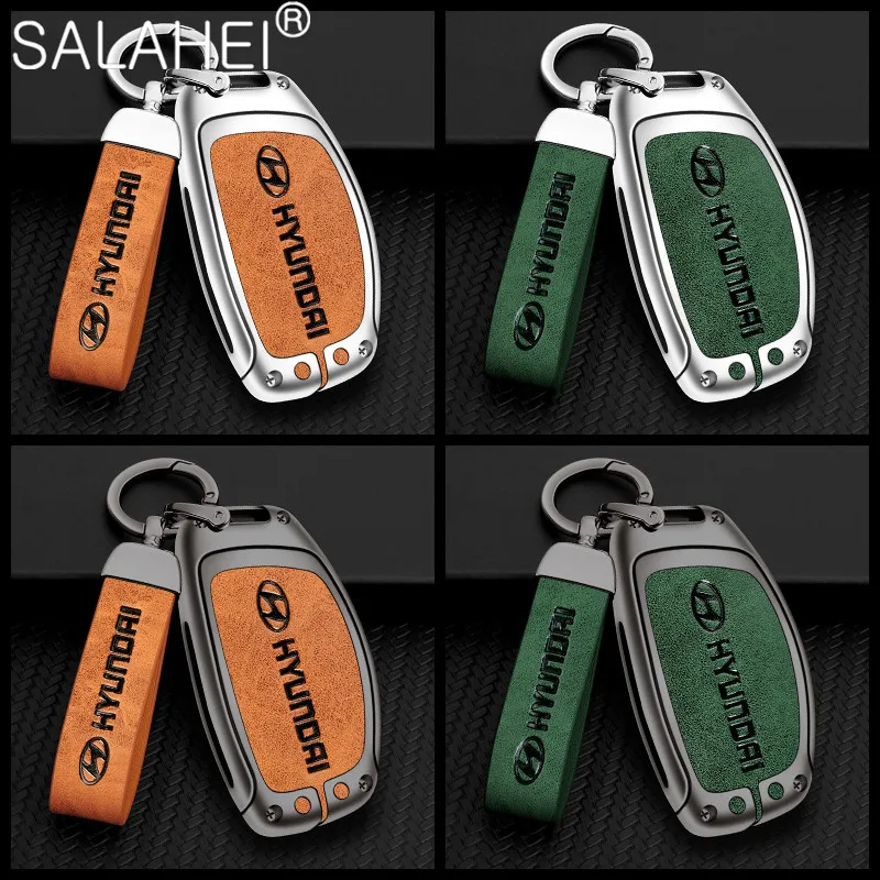 

Car Key Case Cover Holder Protector Bag For Hyundai Tucson Sonata Santa Fe Elantra Accent Solaris Verna Ix25 Ix35 I30 I40 Mistra