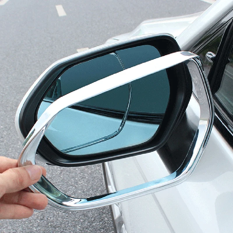 

2 шт., хромированные накладки на автомобильное зеркало заднего вида для Toyota Camry 2018-2020