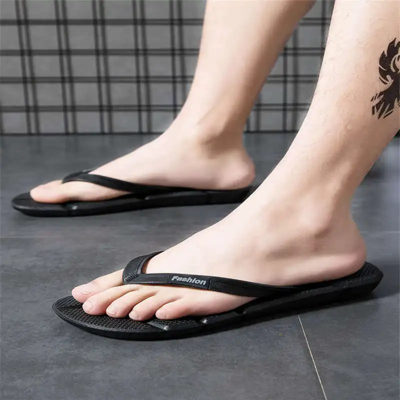 

Summer Man Flip Flops Number 5.5 Luxury Shoe Designer For Top Brand Slide Green Leather Slippers Height Increases Tennis Felt