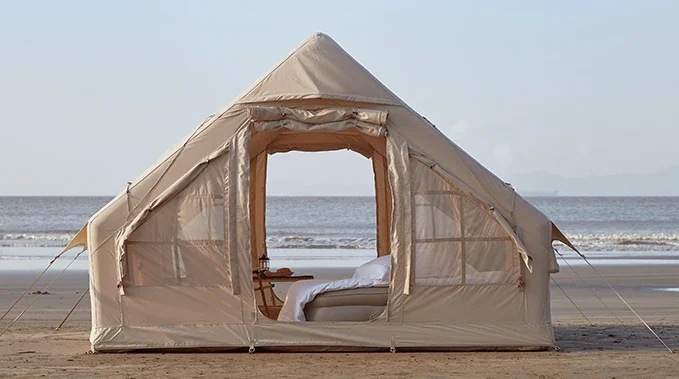 Утолщенная надувная палатка из Хлопка Оксфорд для использования на открытом