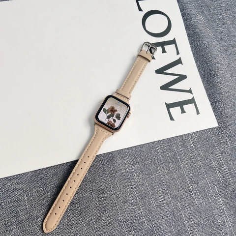 Кожаный ремешок CRESTED для Apple Watch