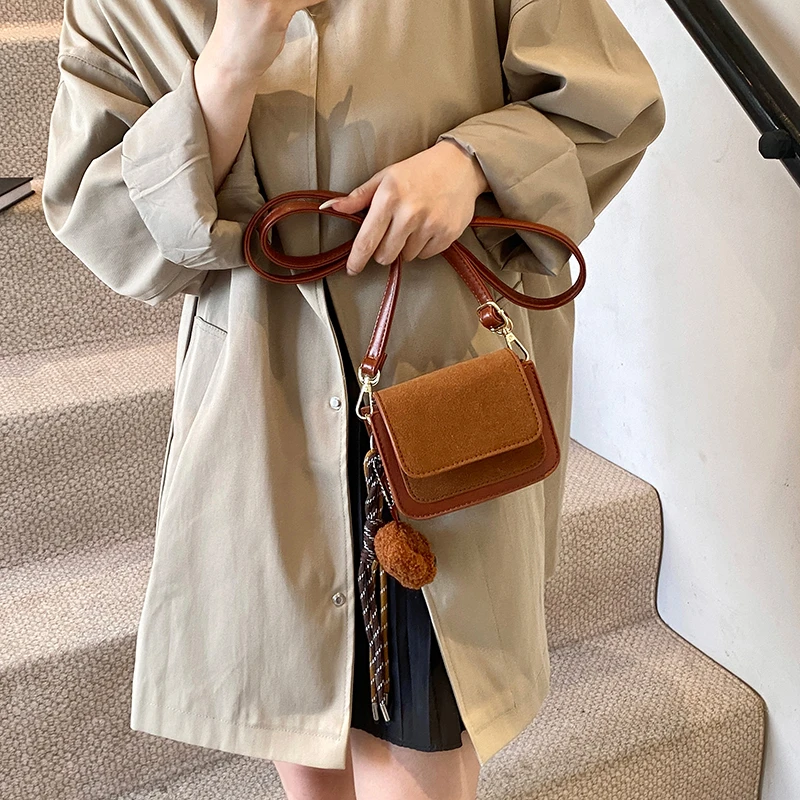 Женская сумка привлекательная через плечо в стиле ретро Корейская версия