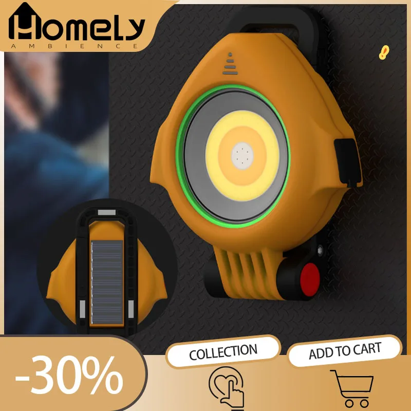 

Фонарь для кемпинга, 3 аккумулятора, на солнечной батарее