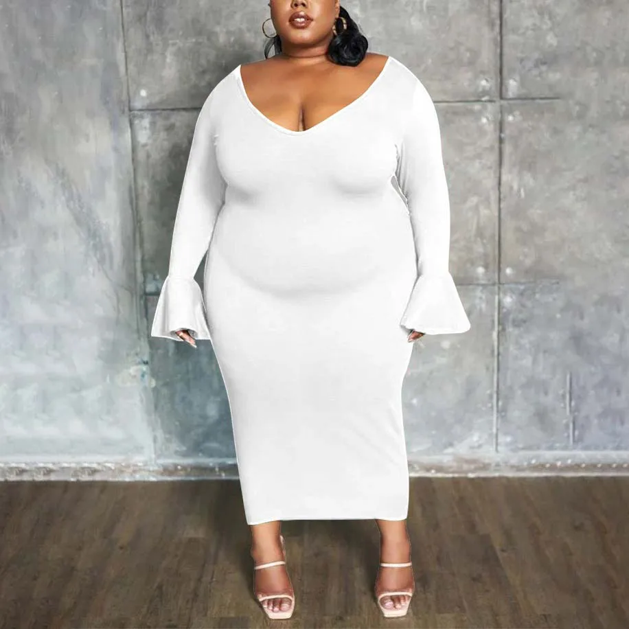 Рисунок 4 - Женское облегающее платье с V-образным вырезом