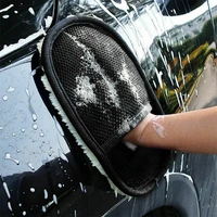 upgrad wool thickening car styling ultra soft car washing gloves waxing polishing cleaning brush motorcycle washer care products