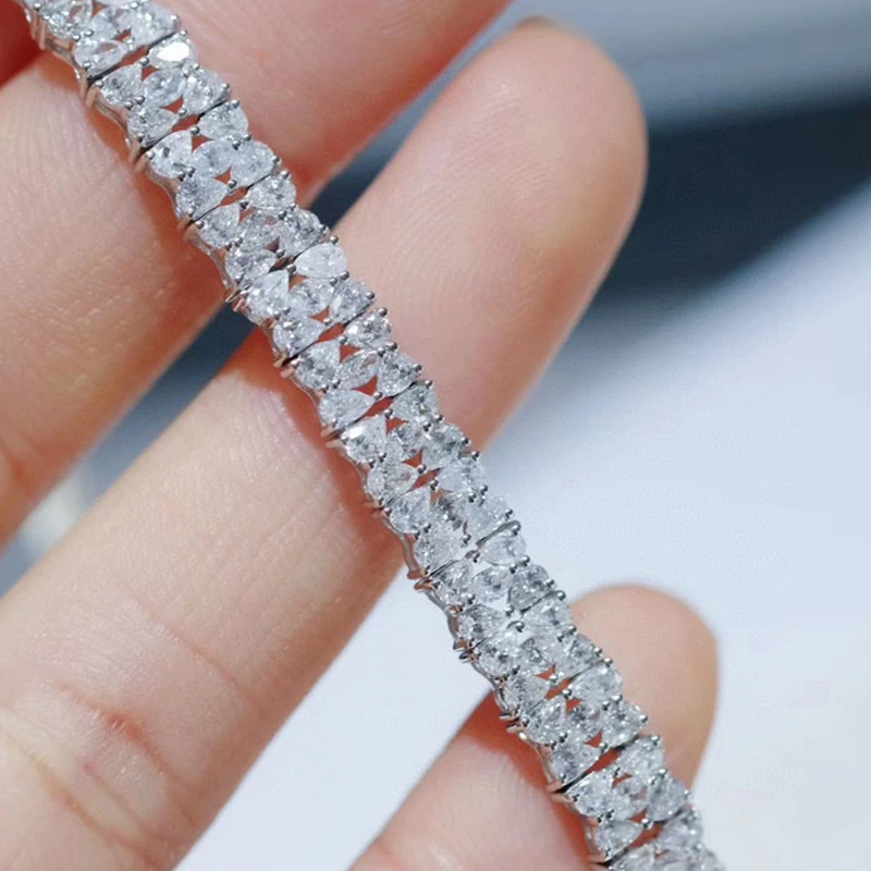 Aazuo 18K Изящные Ювелирные изделия из белого золота настоящие бриллианты 7 0 карат