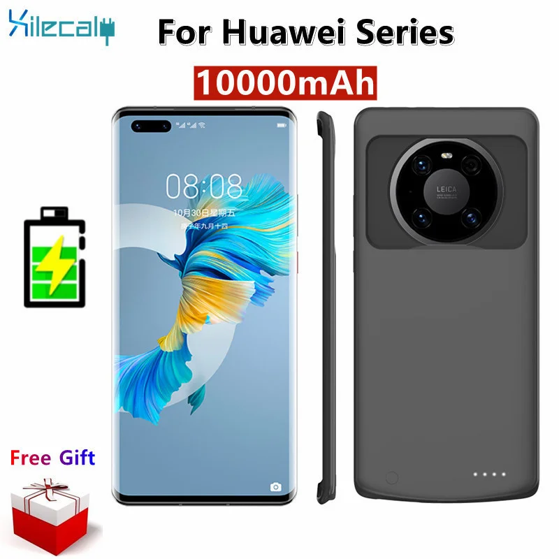 

Чехол для Huawei P40 P30 Pro, ударопрочный чехол с внешним аккумулятором для Huawei Nova 8 7 6 SE 5i Pro