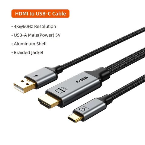 CABLETIME Кабель HDMI-USB C  для игровых приставок