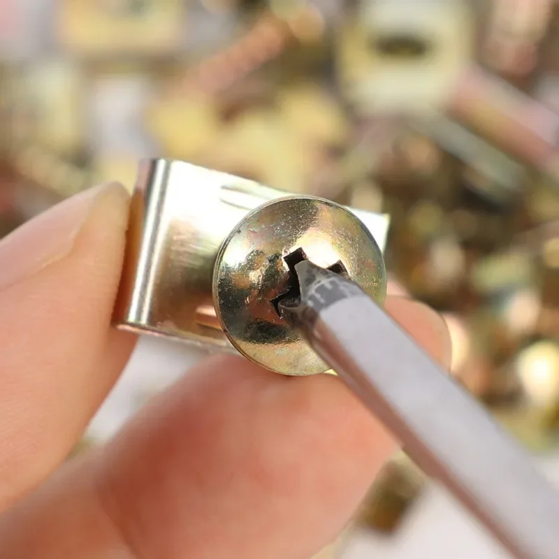 100/10 комплектов металлических винтов с резьбой зажимы U-образного типа