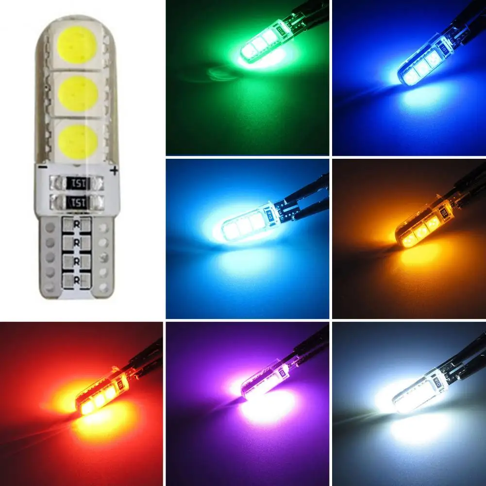 

Лампа для номерного знака T10, универсальная водонепроницаемая лампа высокой яркости для освещения салона автомобиля, боковые габаритные ог...