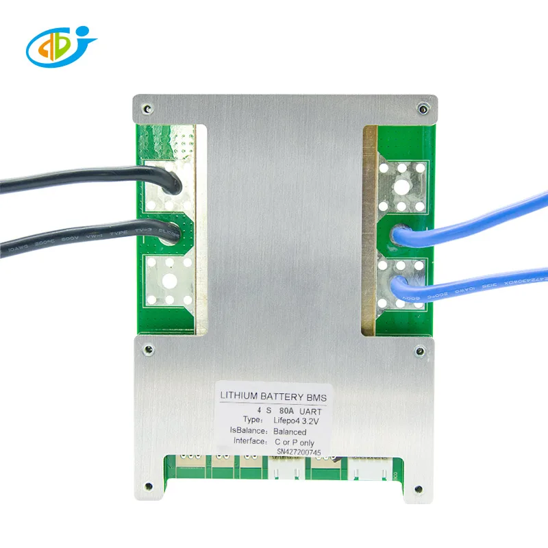 

Jiabaida bms lifepo4 12v 4s 80a smart bms для литиевых батарей с фотопортом