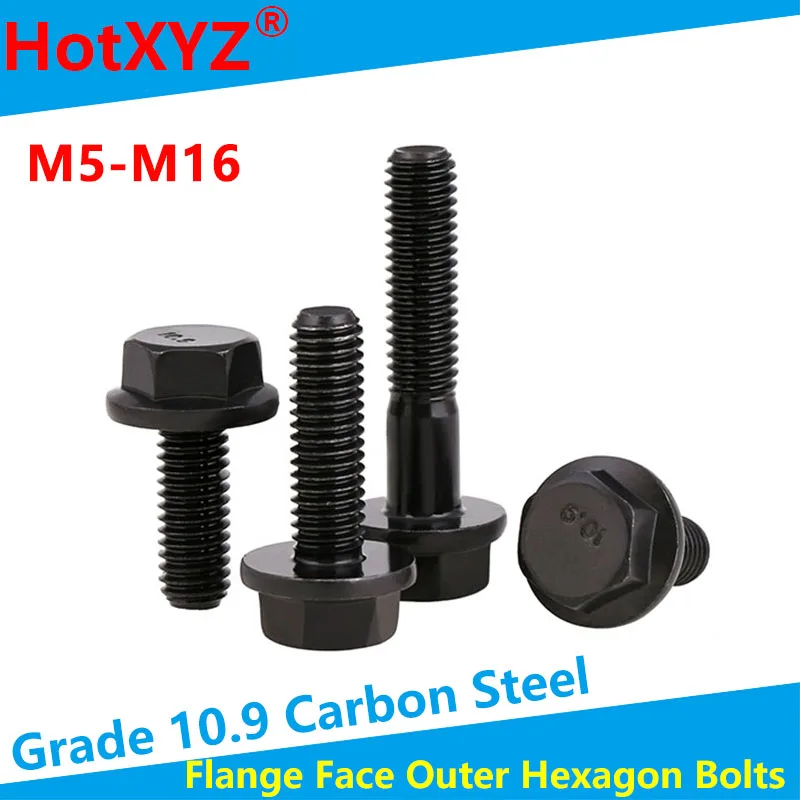 

GB5789 10.9 External Hexagonal Flange Screw Flange Hexagonal Bolt M5 M6 M8 M10 M12 M14 M16