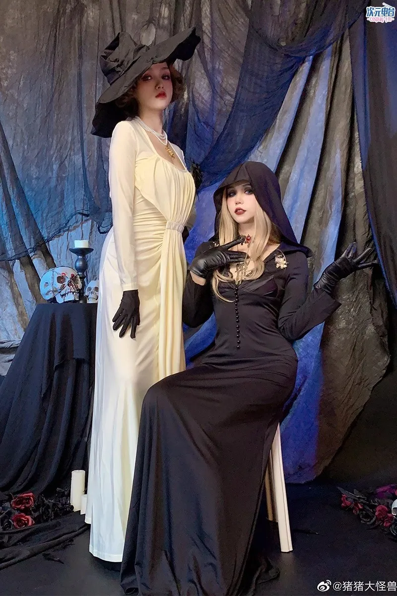 Костюм вампира Даниэлы из Игры зло 8 деревня костюм для косплея с капюшоном