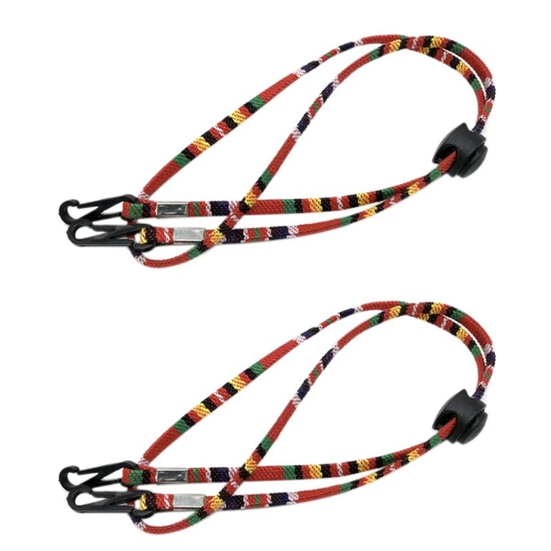 

2Pcs Adjustable Face Mask Hanging Rope Face Mask Lanyard Anti-Lost Disposable Mask Holder Traceless Ear Hanging Rope 1