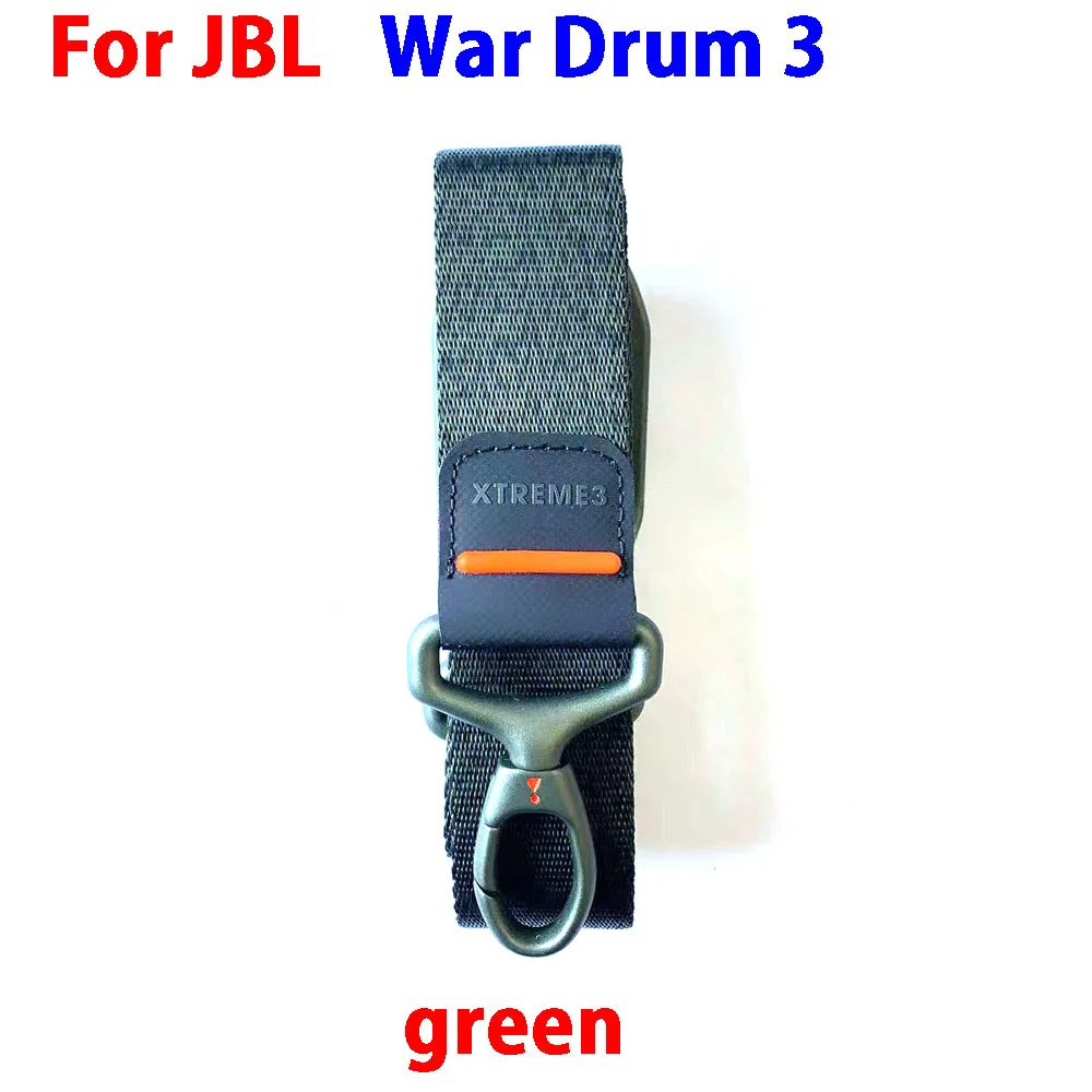 1PCS For JBL war drum 3 belt green Bandage Leather Webbing Knuckle Handle Grip Strap Speaker Connector Accessories