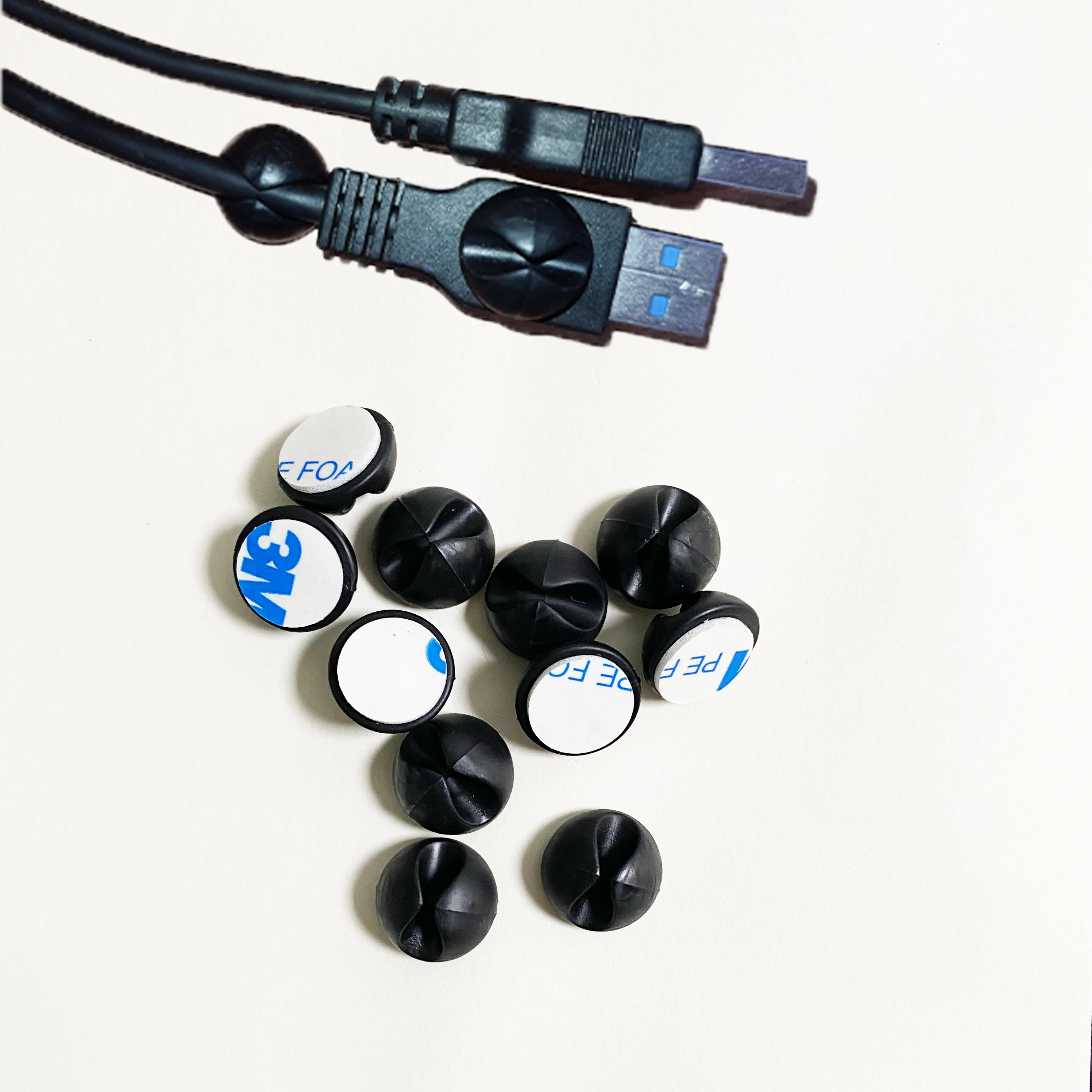 

Car Cable Winder Organizer Cable Clip Desk Tidy Organiser Mouse Wire Cord USB Charger Cord GPS Driving Recorder Data Line Holder