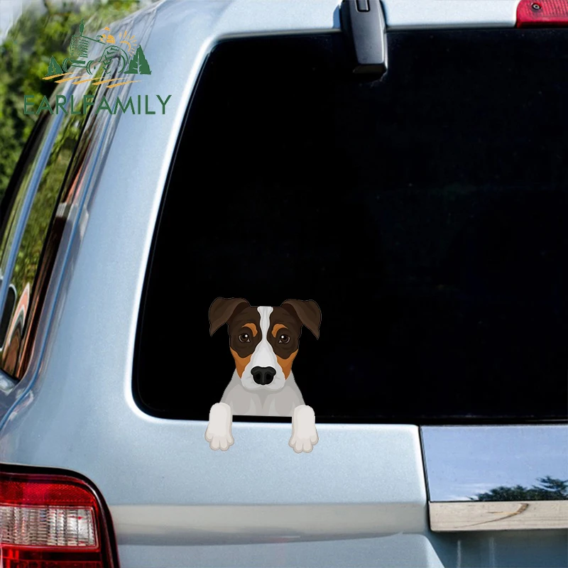 EARLFAMILY 13 см x 9 7 для Джека Расселла терьера фотообои и наклейки сделай сам модная