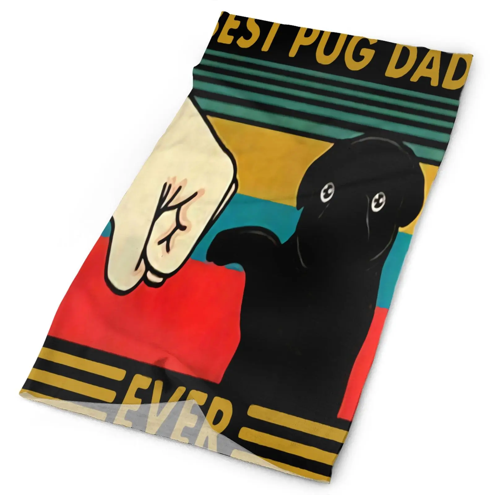 

Best Pug Dad Birthday For Men's Bandana Bandana Bandana For Women Tactical Snowboard Accessories Hunting Mask Bandana Headband