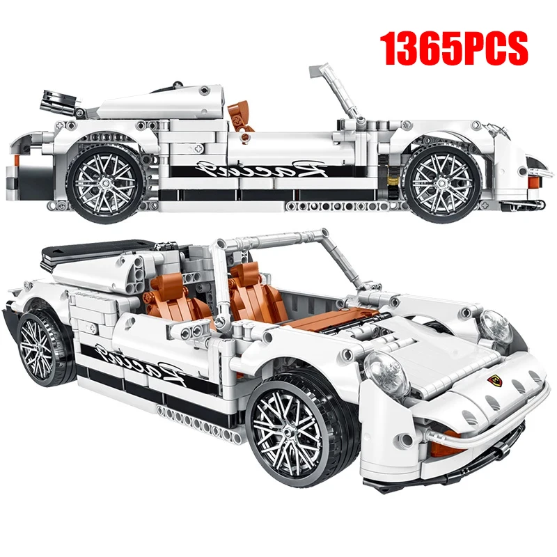 

1365PCS City MOC Technical Mechanical Racing Supercar Building Blocks DIY Sports Car Vehicle Racer Bricks Toys For Kids boys