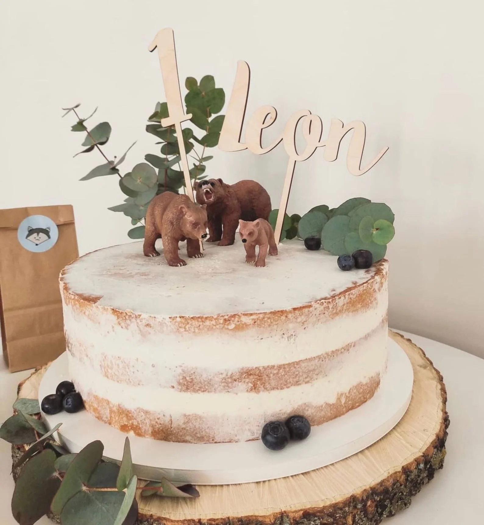 Персонализированный Деревянный/акриловый Топпер для торта с именем