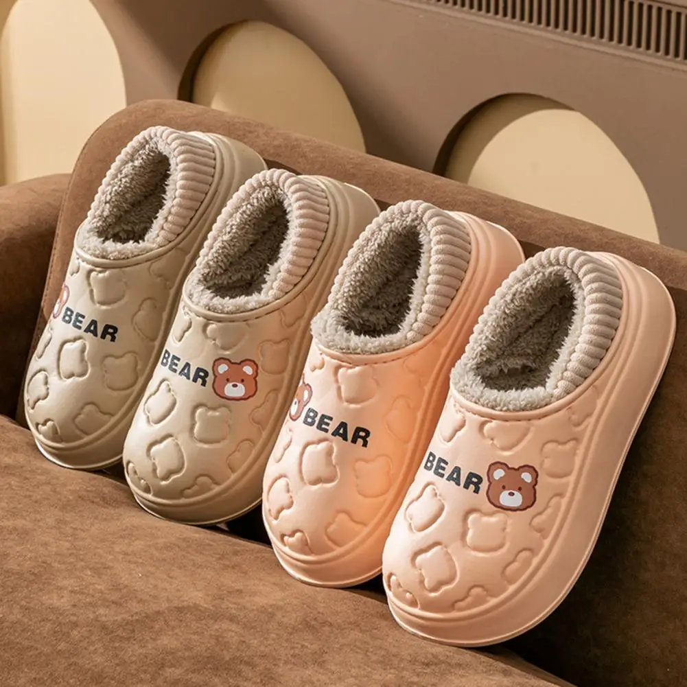 Мужские и женские зимние водонепроницаемые кроссовки Нескользящие плюшевые