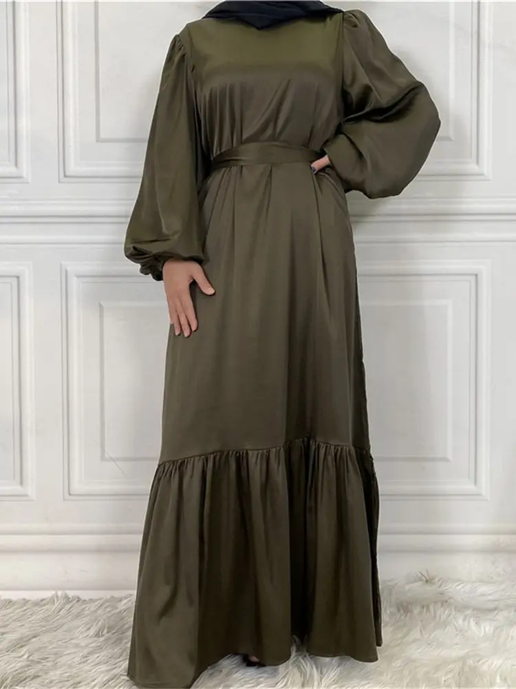 Vestido Longo Ramadan Abaya Turkey Islam Arabic Muslim Modest Long Hijab Dress For Women Kaftans Robe Longue Femme Musulmane
