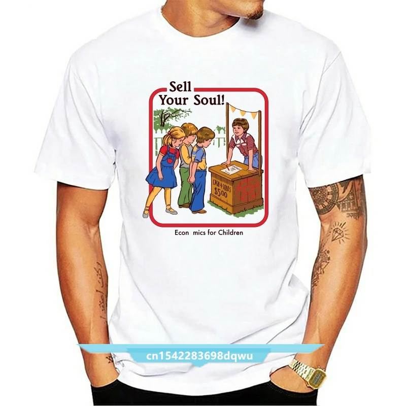 

Print Men Let's Summon Demons Devils T Shirts 70s 80s Ritual Occult Horror Parod Pentagram 100% Cotton Clothes Tee T-Shirt
