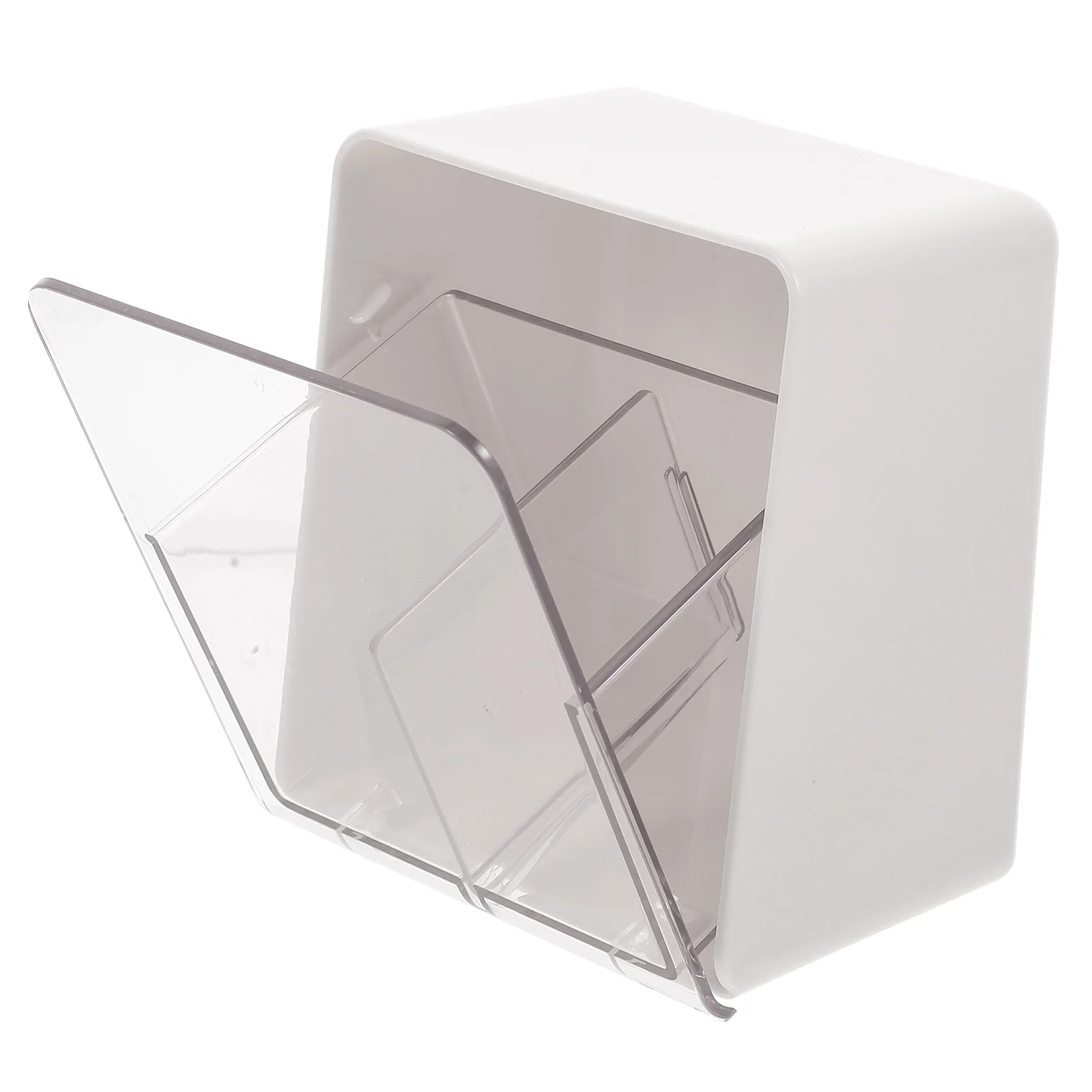 

Cotton Storage Box Holder Pad Makeup Bathroom Dispenser Swab Organizer Wallcaddy Canister Hanging Containercountertop Display