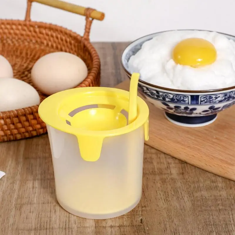 

Отделитель яичного белого яйца, ручной венчик для яичного белого, простой в использовании, быстросъемный Многофункциональный взбиваемый крем (случайный цвет)