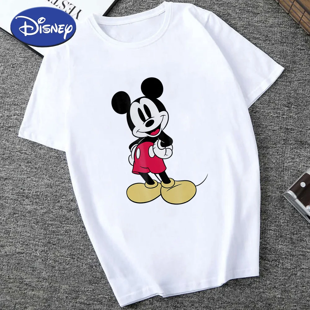 

Mickey Mouse Fashion Clothes for Women T-Shirt 2022 New Disney Summer Coat Girls Can Do Anything 90S Harajuku Ropa Aesthetic