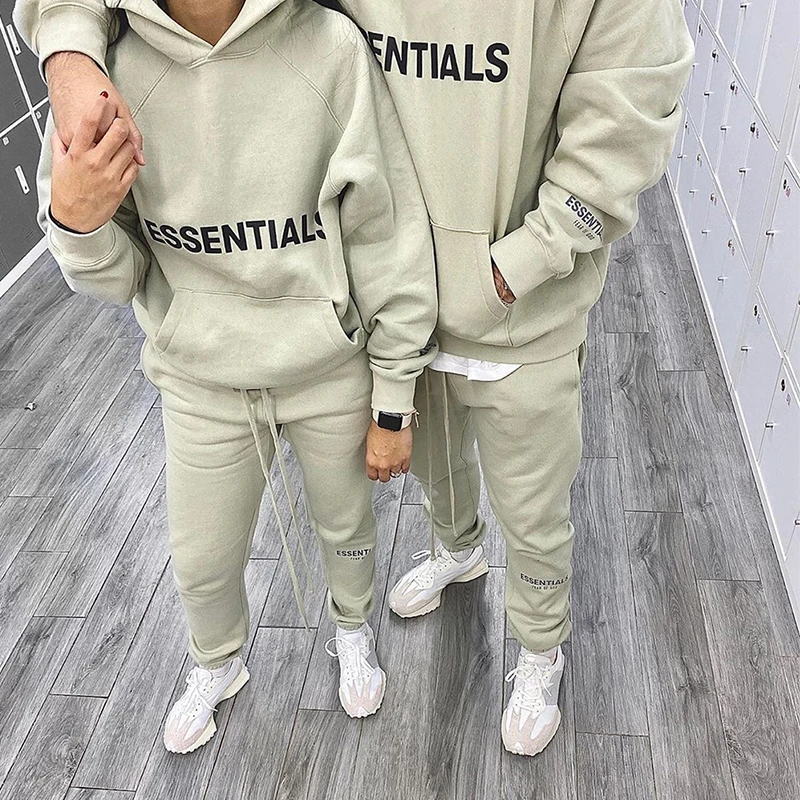 

Women Men Hooded Sweatshirt Casual Loose Letter Printing Long Sleeve Hoodies Fleece Pullovers Vintage Oversize Sweatshirt Suit