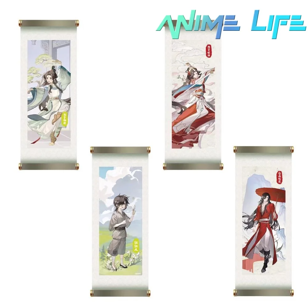 Аниме TGCF Tian Guan Ci Fu Xie Lian Hua Cheng мультфильм прокрутка магнит на холодильник косплей