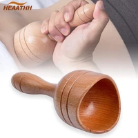 wooden swedish massage cup manual anti cellulite suction cup wood therapy lymphatic drainage body sculpting muscle relaxation
