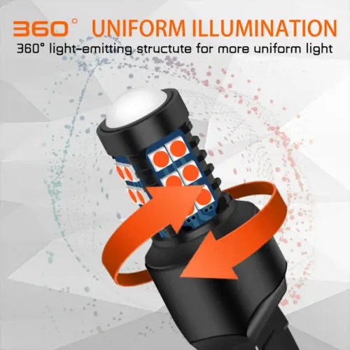 

For Honda Accord Civic Cr-V 7443-Sck High Power Red Led Tail Brake Light Lamps