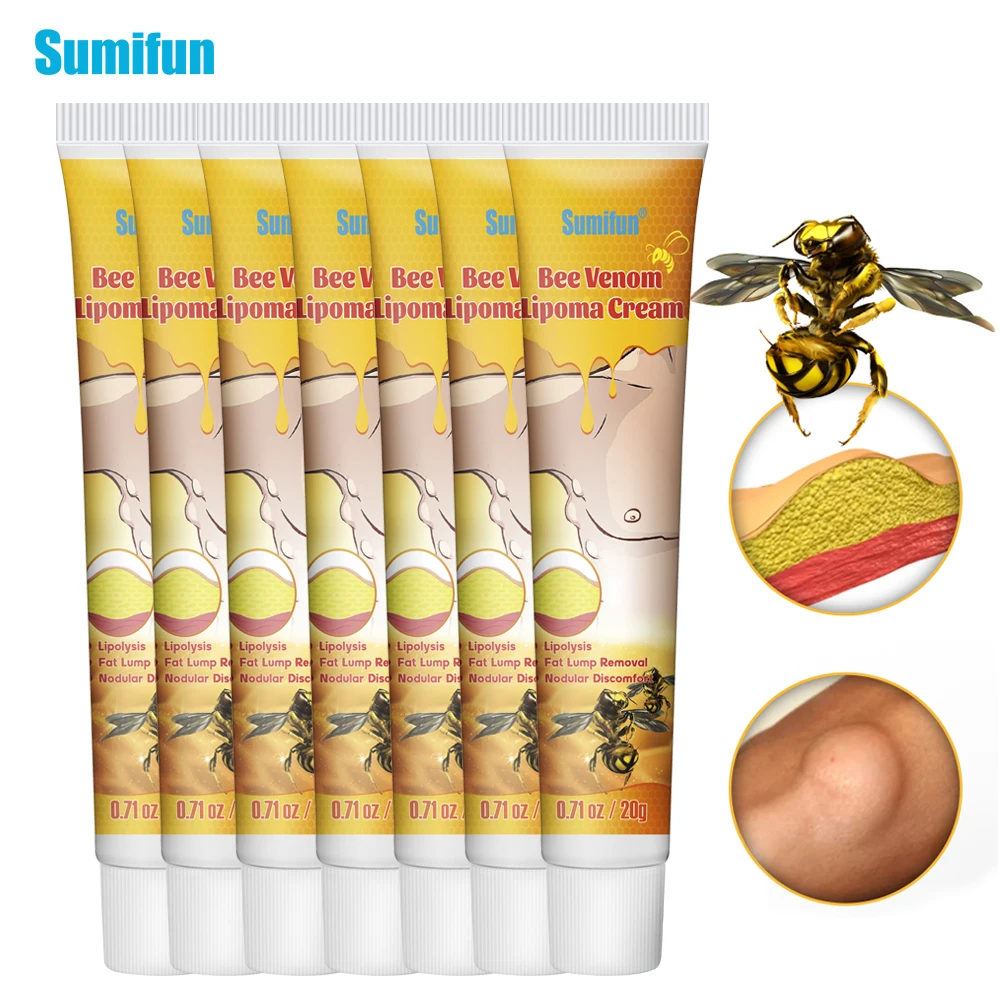 1/3/5/7/10/50 шт. крем для липомы с пчелиным ядом мазь удаления целлюлита узоров кожи