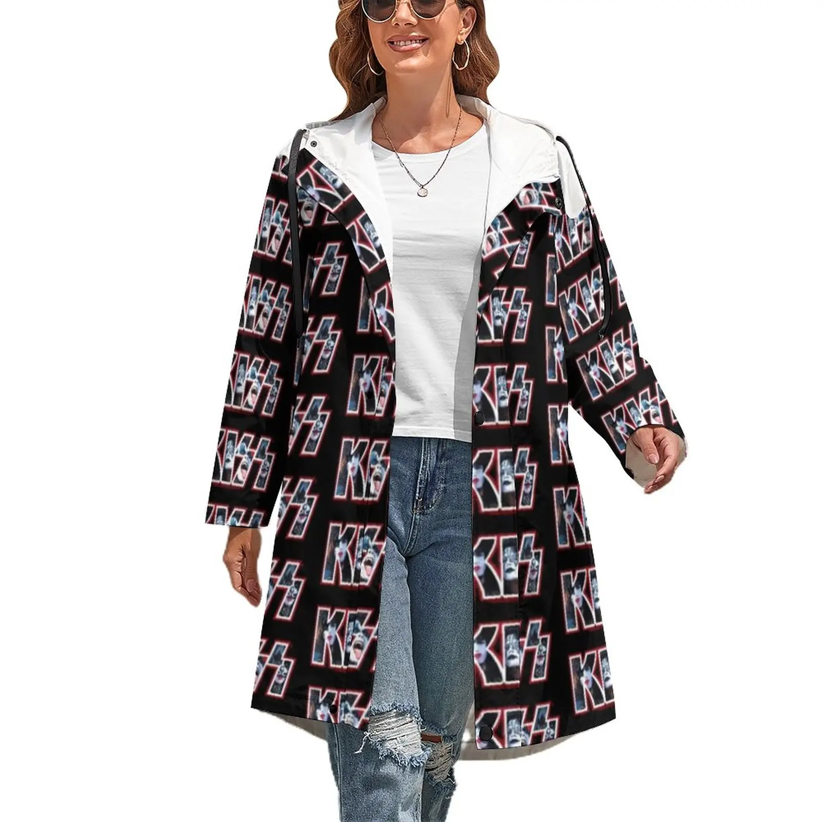 

Женский Осенний Тренч на молнии, повседневное пальто большого размера