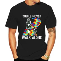 camiseta vintage para hombres camisa de madre con autismo youll never walk alone ideal para regalo
