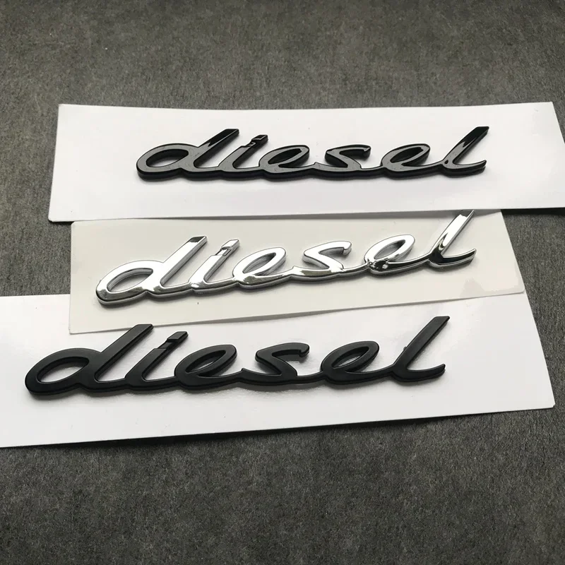 Фото 3D-эмблемы и наклейки с дизельным логотипом для автомобилей Porsche Panamera, Cayman, Boxster, Cayenne, 911, Targa, Macan, GTS, Taycan, Turbo, 4S №1
