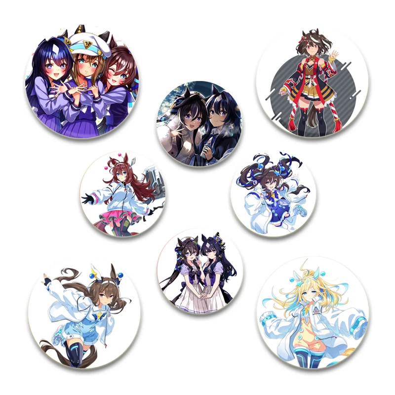 Эмалированные броши для косплея 58/32 мм