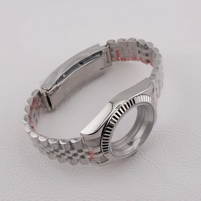 Серебряные корпуса для часов Datejust 3639 мм, браслет из нержавеющей стали для Seiko GMT, сапфировое стекло, мужские механические запасные части (art.: 3920d7ca32477) - 3920d7ca32477