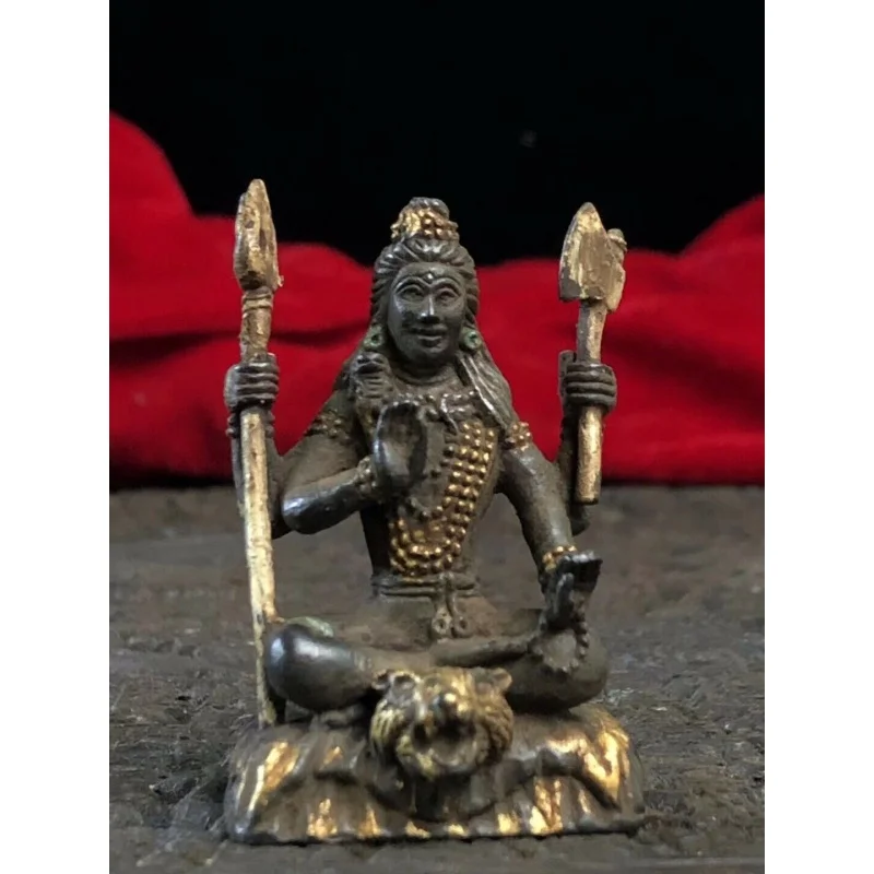 

Chinese Tibetan Buddhism Old Copper Handmade Tibetan Buddha