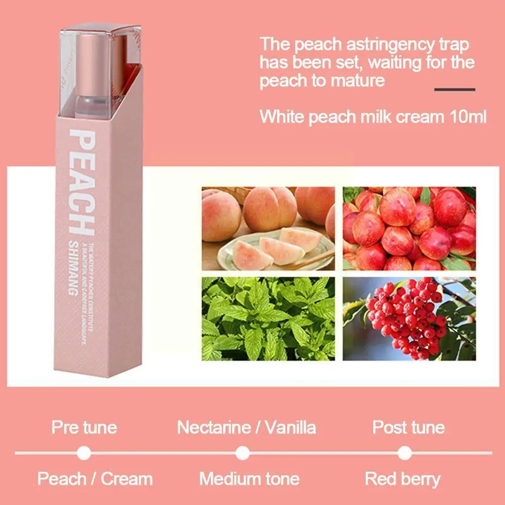 

10ml Body Care Roll-on Essential Oil Peach Fragrance Body Lotion Antiperspirant Cheap Price For Male Female Student Q2x6