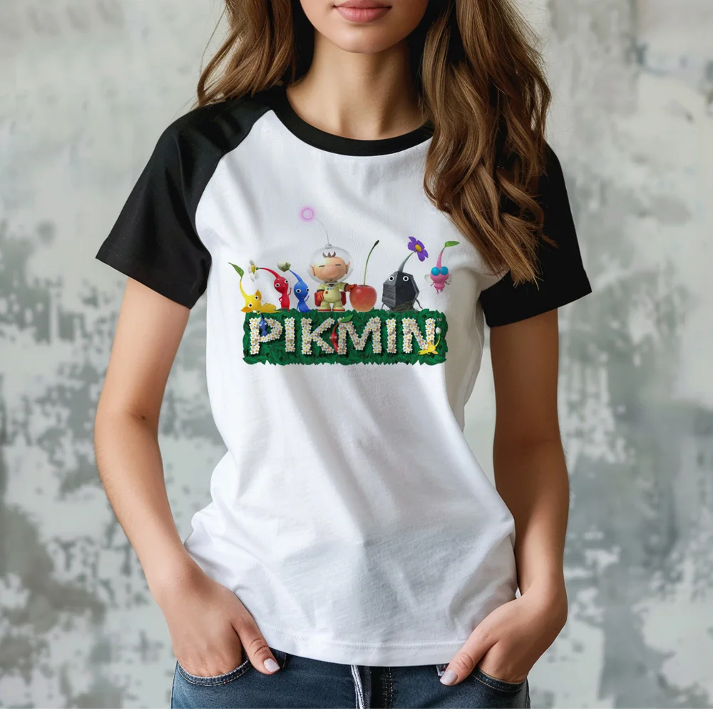 Женская футболка Pikmin дизайнерская Манга Y2K японская Одежда y2k