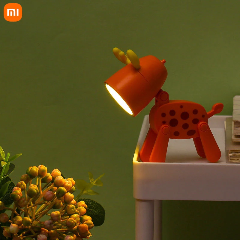 

Xiaomi Mini cute pet lamp reading lamp Dormitory desktop decoration night light decoration mobile phone stand