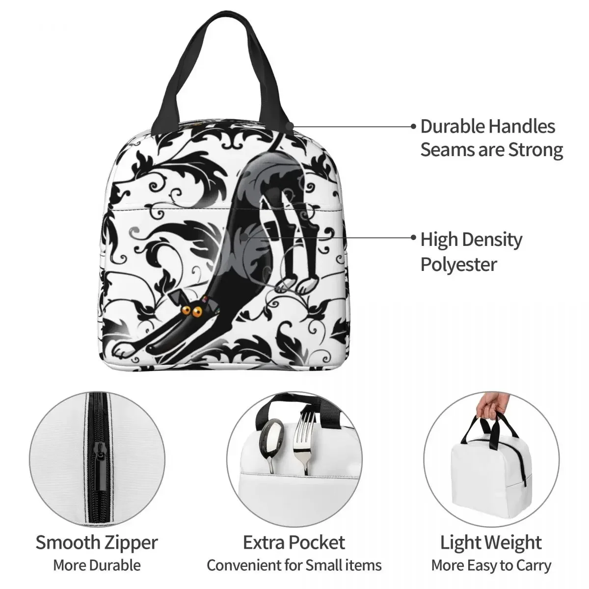 Сумки для ланча мужчин и женщин Термосумка-кулер с рисунком yhound Bowdown