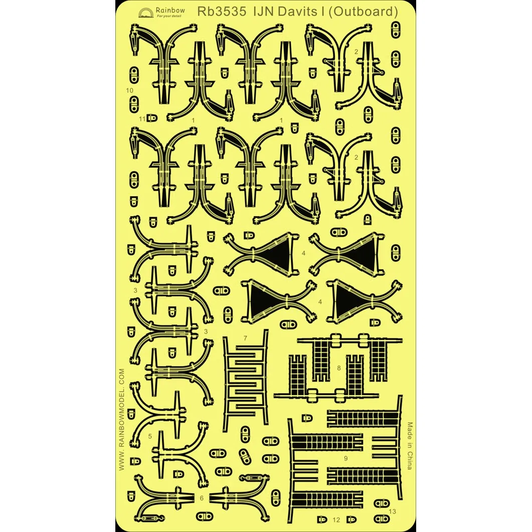 

RAINBOW Rb3535 1/350 IJN Davits I подвесной