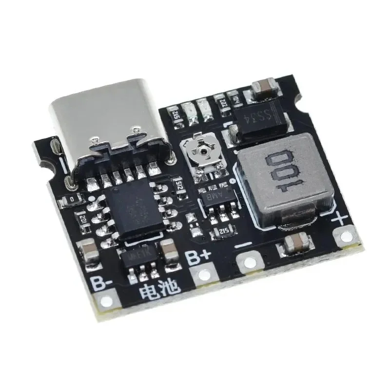 Модуль зарядки литий-ионного аккумулятора (аналоговый TP4056) с повышающим